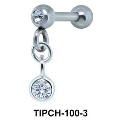 Helix Ear Piercing Bezel Gems TIPCH-100