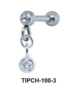 Helix Ear Piercing Bezel Gems TIPCH-100