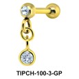 Helix Ear Piercing Bezel Gems TIPCH-100