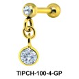 Helix Ear Piercing Bezel Gems TIPCH-100