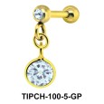 Helix Ear Piercing Bezel Gems TIPCH-100