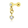 Helix Ear Piercing Bezel Gems TIPCH-101