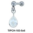 Helix Ear Piercing Bezel Gems TIPCH -103