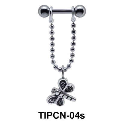 Dangling Butterfly Upper Ear Piercing TIPCN-04s