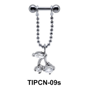 Cherry Upper Ear Piercing Chain TIPCN-09s