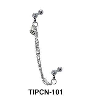 Heart Dangling Helix Chain TIPCN-101