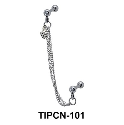 Heart Dangling Helix Chain TIPCN-101