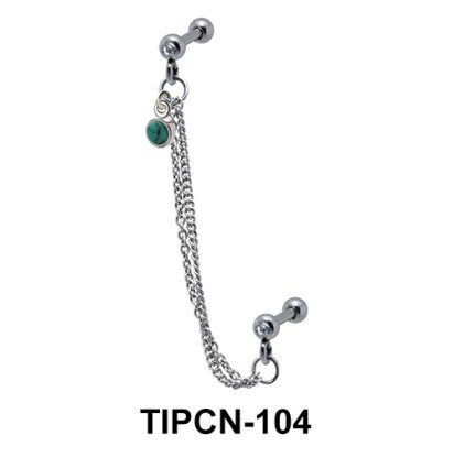 Peace Dangling Helix Chain TIPCN-104