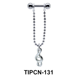 Musical Note Dangling Chain Upper Ear Piercing TIPCN-131
