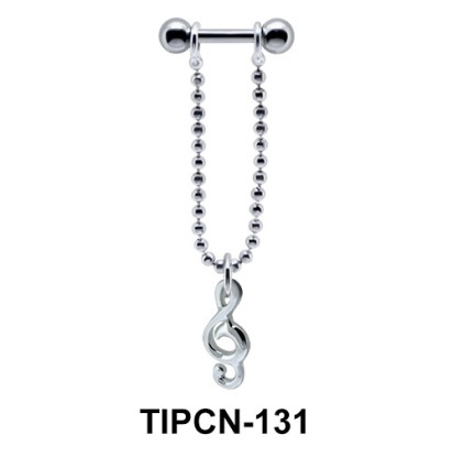 Musical Note Dangling Chain Upper Ear Piercing TIPCN-131