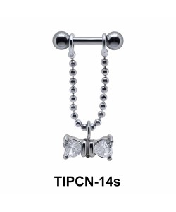 Bow Stone Dangling Helix Chain TIPCN-14s