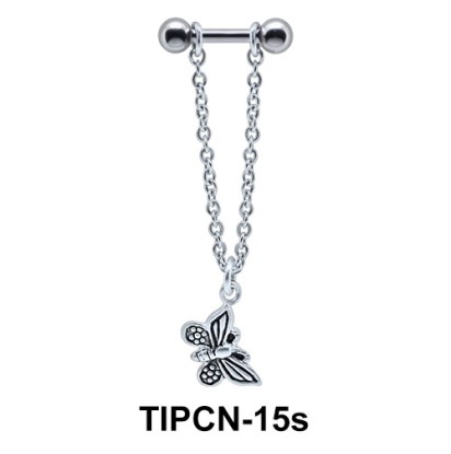 Butterfly Dangling Helix Chain TIPCN-15s