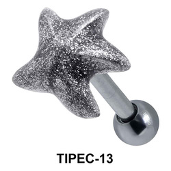 Glittery Starfish Shaped Upper Ear Enamel TIPEC-13