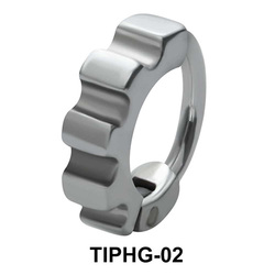 Wheel Shaped Upper Ear Design Rings TIPHG-02