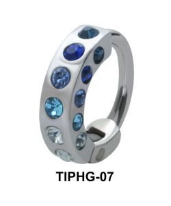 Rhinestones Upper Ear Design Rings TIPHG-07