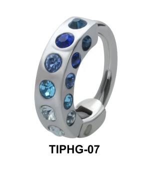 Rhinestones Upper Ear Design Rings TIPHG-07