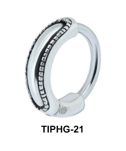 Belt Shaped Upper Ear Design Rings TIPHG-21