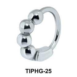 Balls Shaped Upper Ear Design Rings TIPHG-25