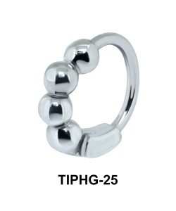 Balls Shaped Upper Ear Design Rings TIPHG-25