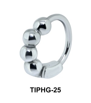 Balls Shaped Upper Ear Design Rings TIPHG-25