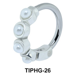 Pearl Shaped Upper Ear Design Rings TIPHG-26