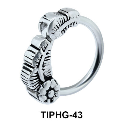 Natural Design Upper Ear Piercing Ring TIPHG-43