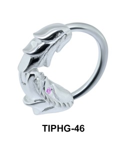 Leafy Upper Ear Piercing Ring TIPHG-46