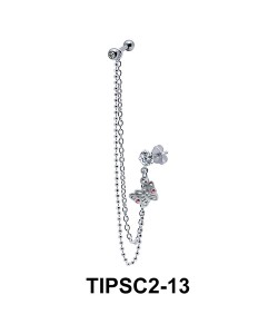 Ear Piercing with Stud Chains TIPSC2-13 