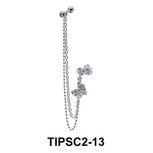 Ear Piercing with Stud Chains TIPSC2-13 
