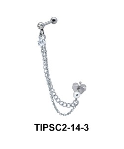 Butterfly Ear Chain Piercing TIPSC2-14-3