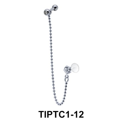 Fascinating Tragus Chain Piercing TIPTC1-12