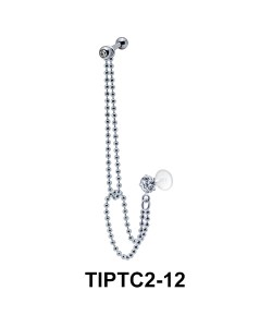 Captivating Tragus Chain Piercing TIPTC2-12