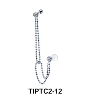 Captivating Tragus Chain Piercing TIPTC2-12