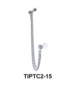 Ball Stone Tragus Chain TIPTC2-15