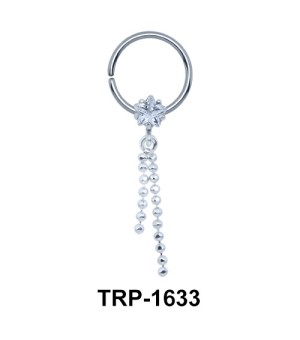 Stone Set Closure Ring Charms TRP-1633