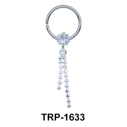 Stone Set Closure Ring Charms TRP-1633