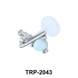 Opal Tragus Piercing TRP-2043