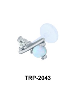 Opal Tragus Piercing TRP-2043