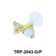 Opal Tragus Piercing TRP-2043