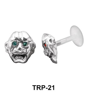 Laughing Face Tragus Piercing TRP-21