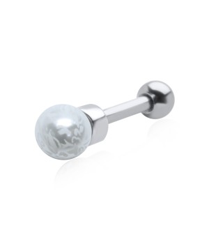 White Pearl Set Helix Piercing TIP-151pp