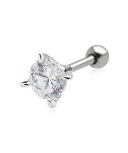 Round Stone Helix Ear Piercing TIP-155