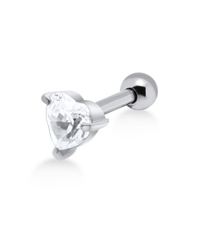 Heart Stone Helix Ear Piercing TIP-157