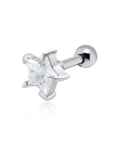 Prong Set Star Stone Helix TIP-158