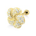 Bloom Flower Shape Helix Ear Piercing TIP-2231
