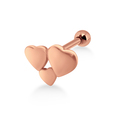 Tri Heart Helix Ear Piercing TIP-282