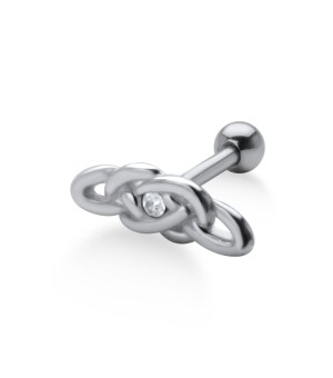 Stone Set Cute Design Helix Piercing TIP-363