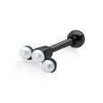 3 Pearl Set Helix Piercing TIP-379p