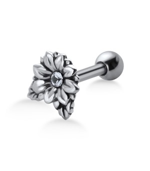 Delicate Flowery Helix Ear Piercing TIP-677