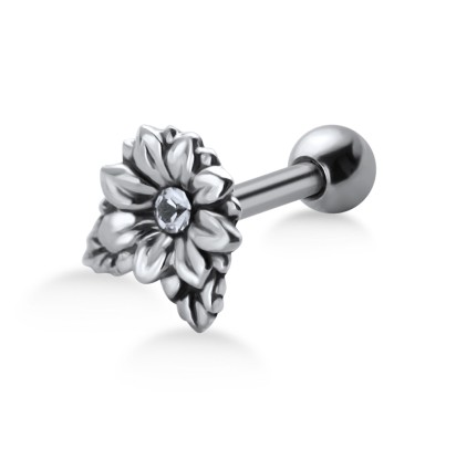 Delicate Flowery Helix Ear Piercing TIP-677